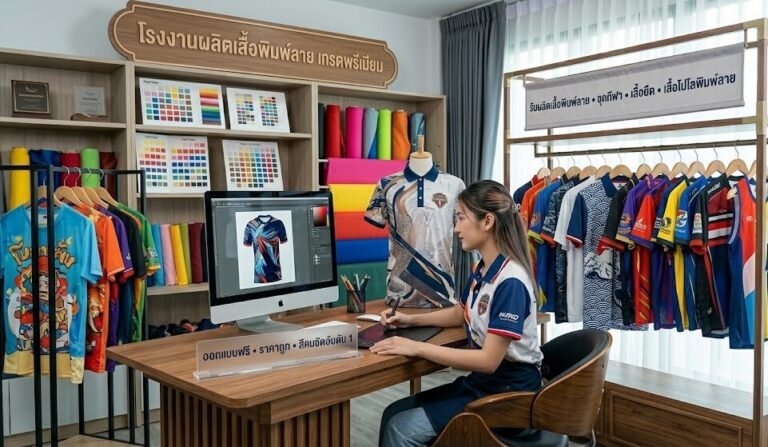 เสื้อพิมพ์ลายใกล้ฉัน