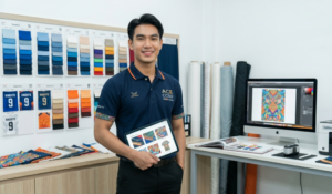 เสื้อพิมพ์ลายลาดกระบัง